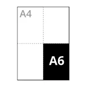 A6 (105 x 148 mm)